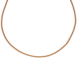 18k Gold Braided Collar Necklace