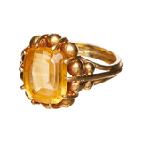 EVELYN — Gold Citrine Ring