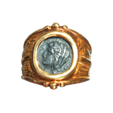 JULIA — Vintage Coin Signet Ring